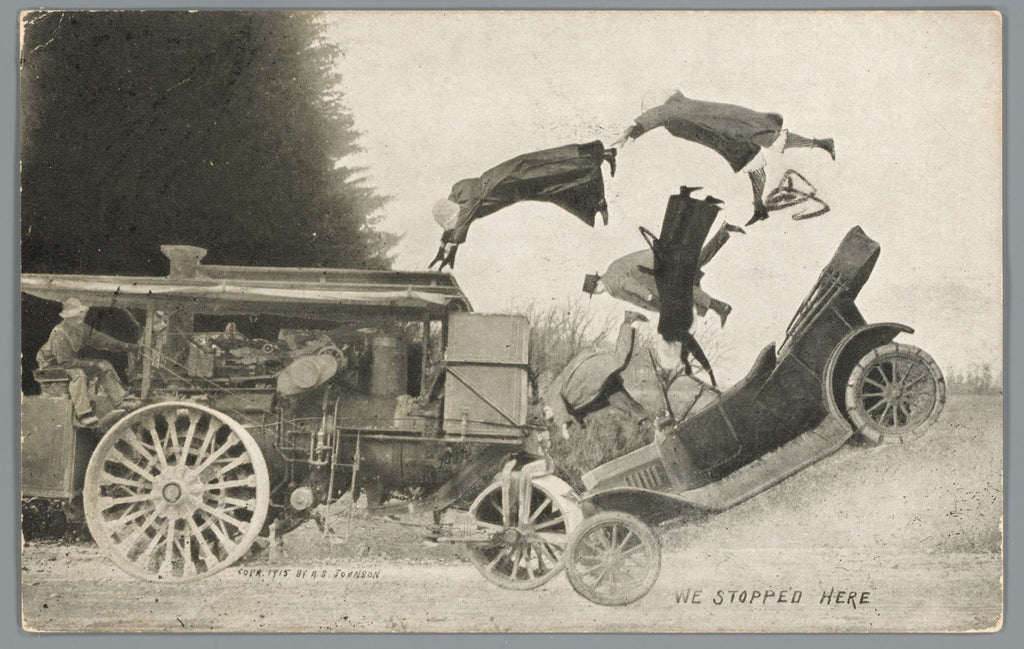 Oversized póló (G.E. JOHNSON - WE STOPPED HERE)