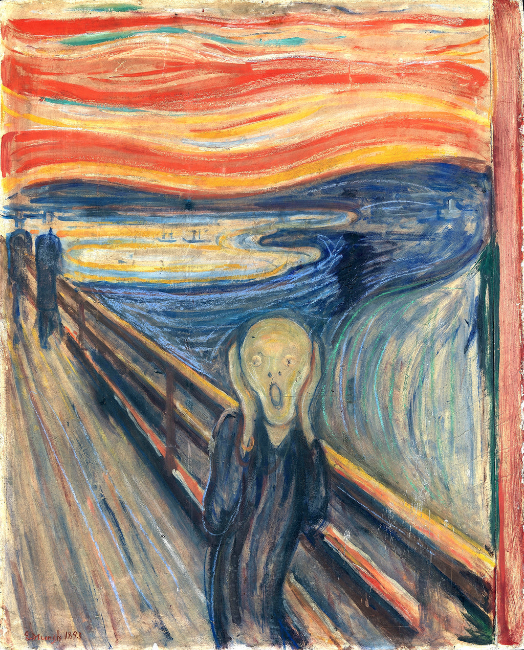 Oversized póló (Edvard Munch- The Scream)