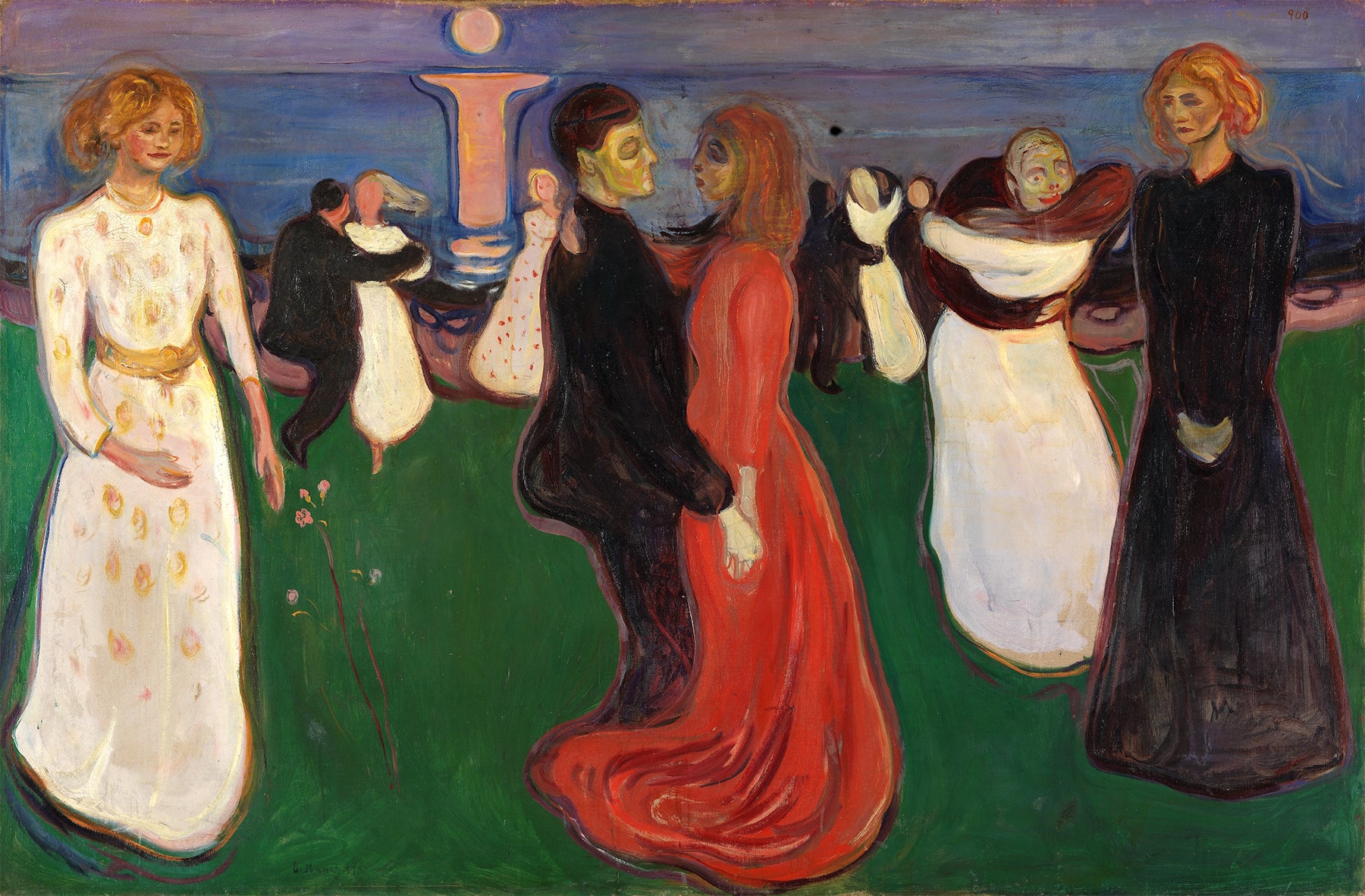 Vászon tote táska ( Edvard Munch- The Dance of Life)