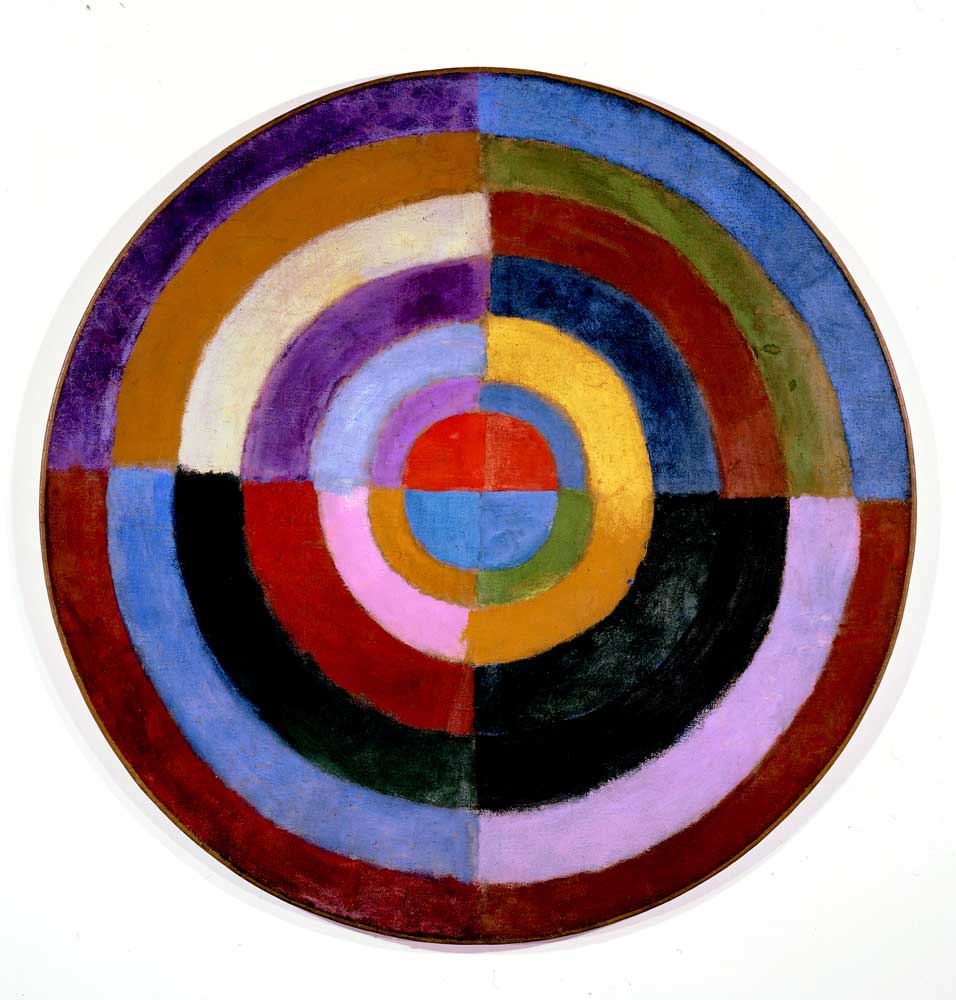 Rövid szabású női kapucnis melegítőfelső ( Robert Delaunay- Picture Disque (Le premier disque)))