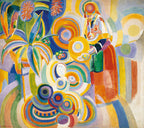 Rövid szabású női kapucnis melegítőfelső ( Robert Delaunay - The Large Portuguese )