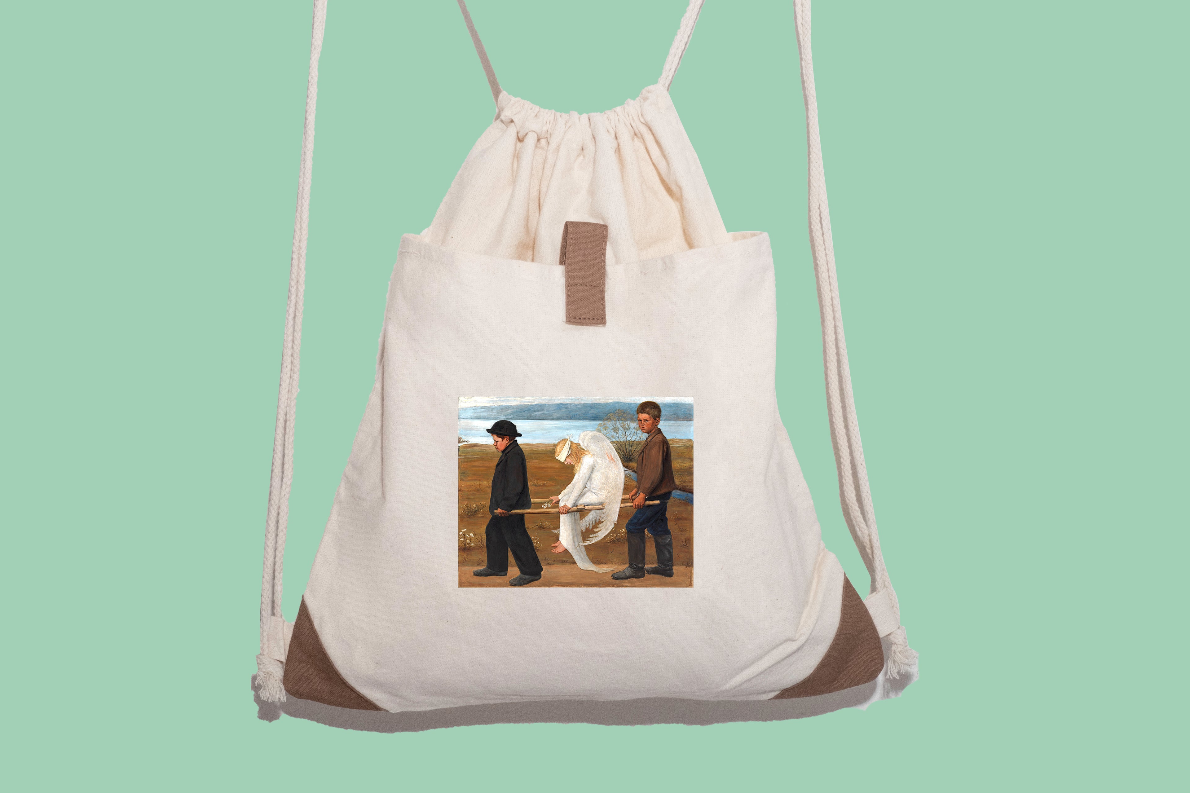 Vászon tornazsák (Hugo Simberg - The Wounded Angel)