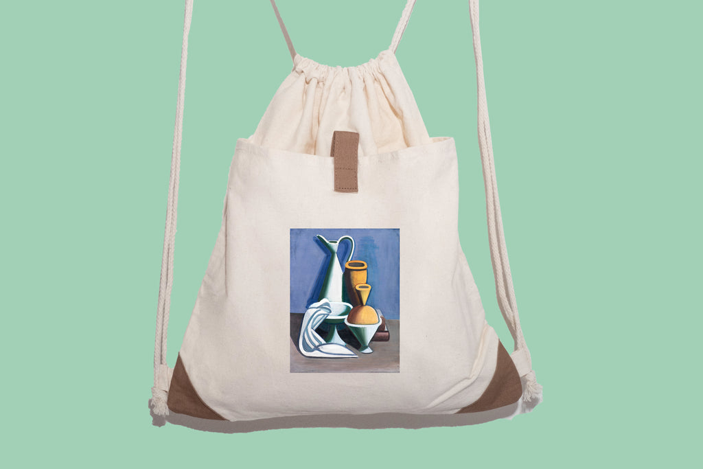 Vászon tornazsák (Vilhelm Lundstrøm - Still life with water Jug)