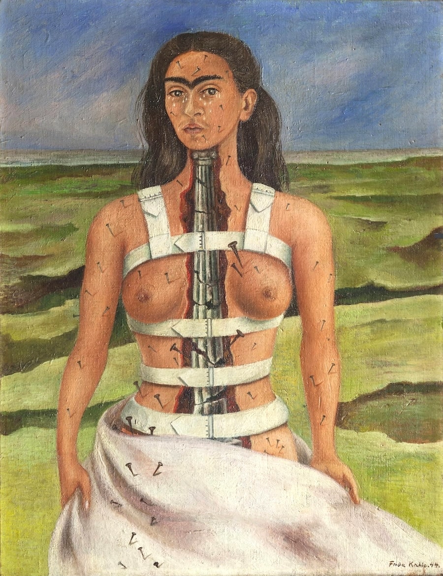 Oversized póló ( Frida Kahlo - The Broken Column )