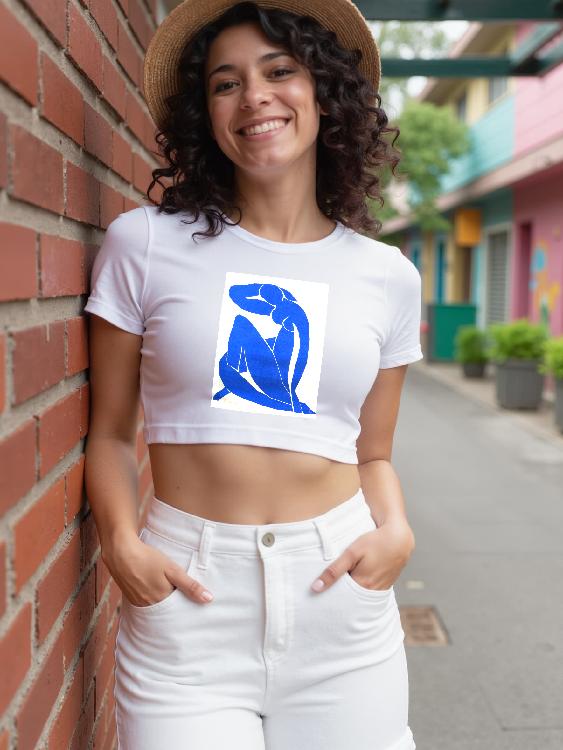 LIMITÁLT SZÉRIÁS - Női crop top  (Jánosi Anna- Pipe )