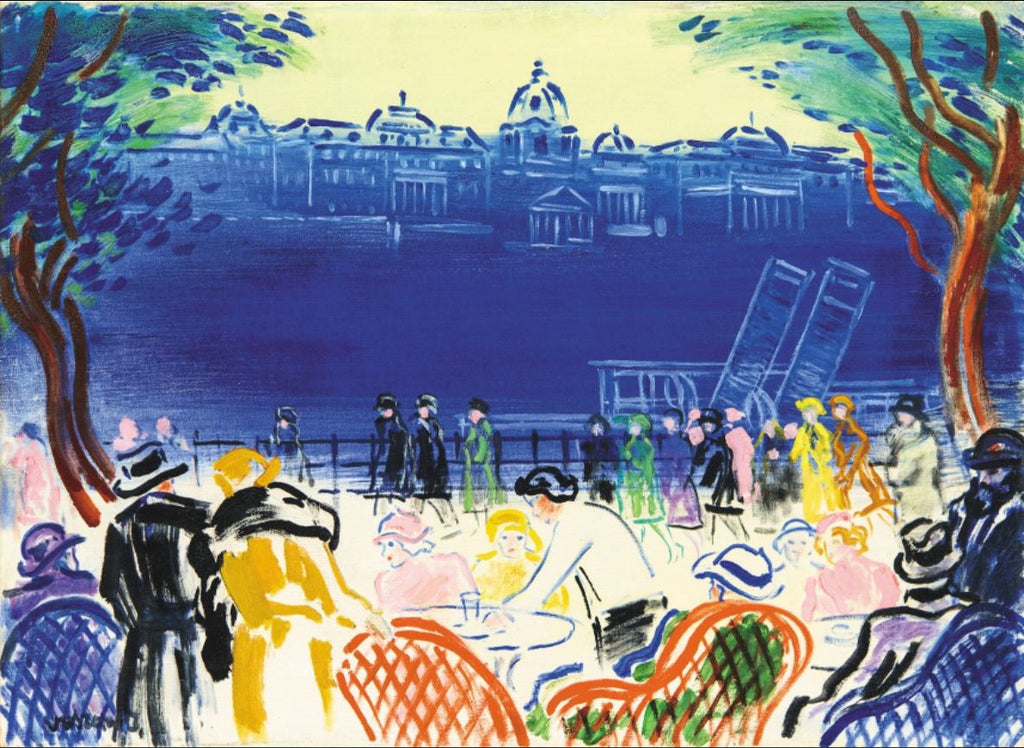 Vászon tote táska ( Vaszary János- Danube Promenade)